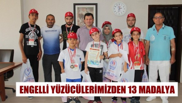 ENGELLİ YÜZÜCÜLERİMİZDEN 13 MADALYA