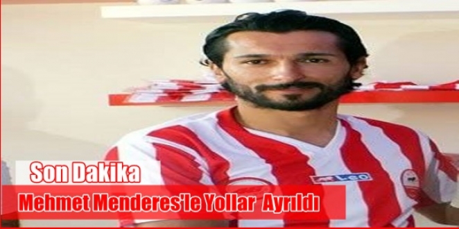 Kahramanmaraşspor’da Mehmet takımdan ayrıldı.