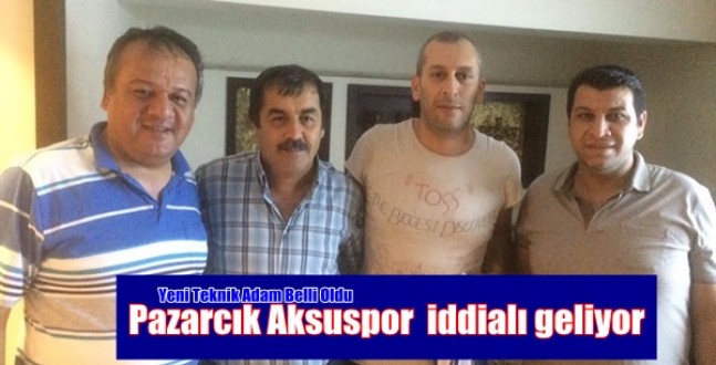 Pazarcık Aksuspor iddialı geliyor