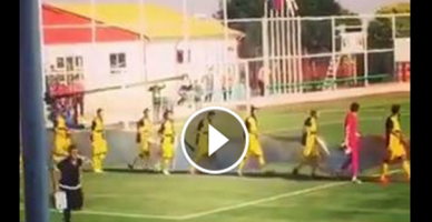 İstanbulspor amed stadına ‘2ÖNCE VATAN” Pankartı İle  Çıktı