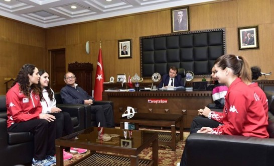 Engelsiz Şampiyonlar Erkoç’u Ziyaret Etti