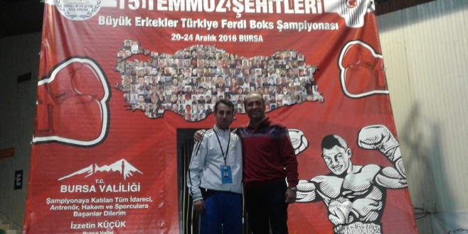 Kahramanmaraş’lı boksörümüz 3.oldu.
