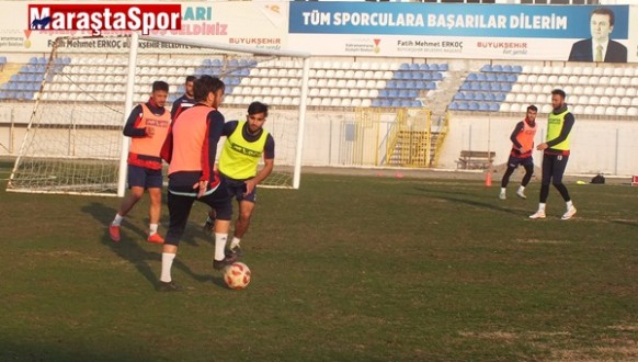 Kahramanmaraşspor 12 şubat günü oynayacağı maçın hazırlıklarını sürdürüyor