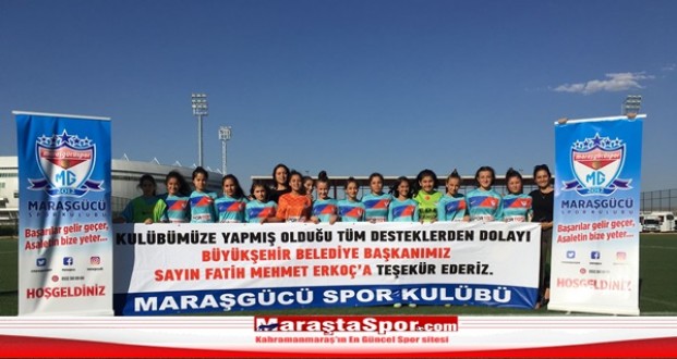 Maraşgücüspor’lu kızlar Sivas’ta şampiyon