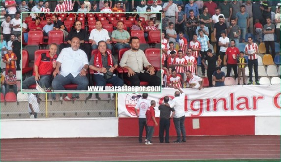 Efsane Başkan Maça geldi