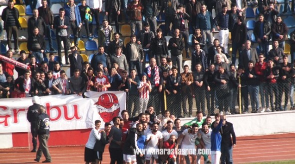 Kahramanmaraşspor Zonguldakspor maçı sonrası coşkusu