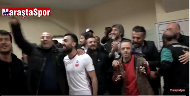 Kahramanmaraşspor Zonguldakspor maçı sonrası soyunma odası