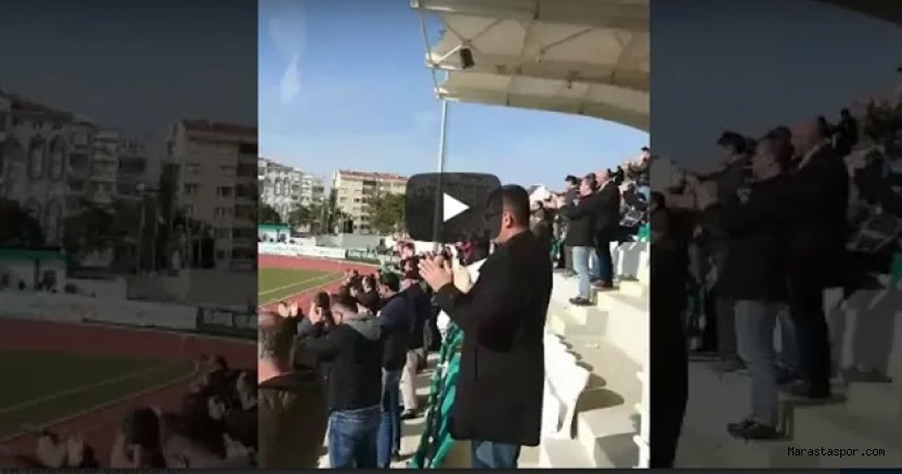Kırklarelispor taraftarı Kahramanmaraşspor’u alkışladılar