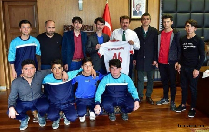 Kızılseki Gençlikspor Fatih Mehmet Erkoç’u ziyaret etti