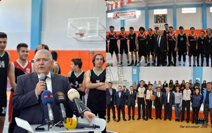 Onikişubat Belediyesi 1. Basketbol Turnuvasını Hanefi Mahçiçek başlattı