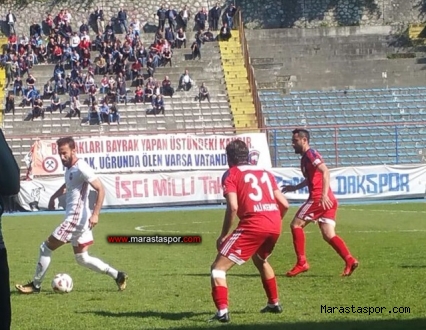 Kömürspor Kahramanmaraşspor maçın gol sesi çıkmadı