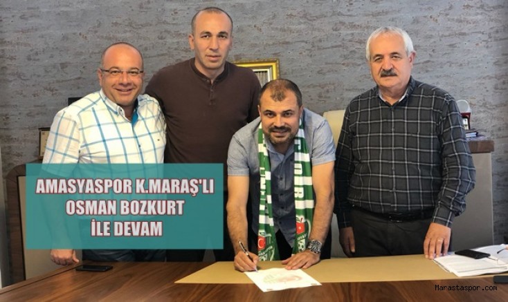 AMASYASPOR K.MARAŞ’LI OSMAN BOZKURT İLE DEVAM