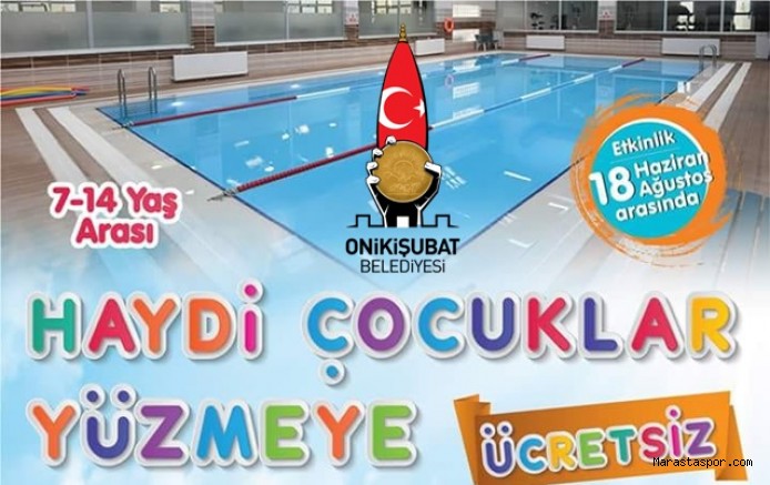 Onikişubat Belediyesi ”Haydi Çocuklar Yüzmeye”