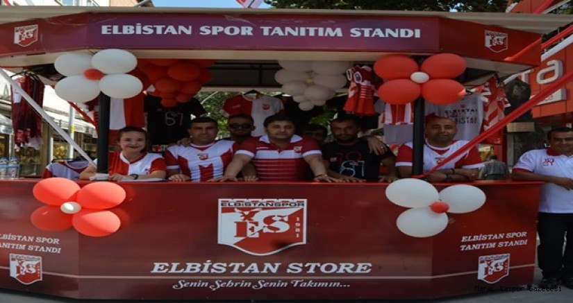 Elbistanspor tanıtım standı açıldı