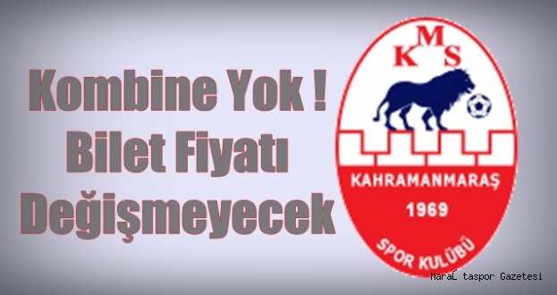 Kombine Yok ! Bilet Fiyatı Değişmeyecek