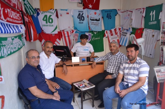 Türkoğlu Belediyespor Başkanından Gazetemize ziyaret