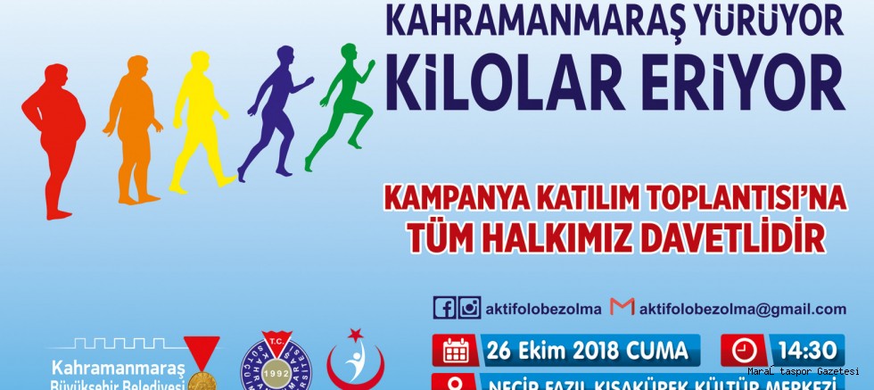 Kahramanmaraş yürüyor kilolar eriyor