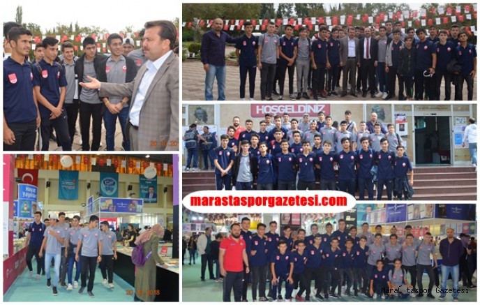 Kahramanmaraşspor Akademi Lig Oyuncuları Kitap ve Kültür Fuarında
