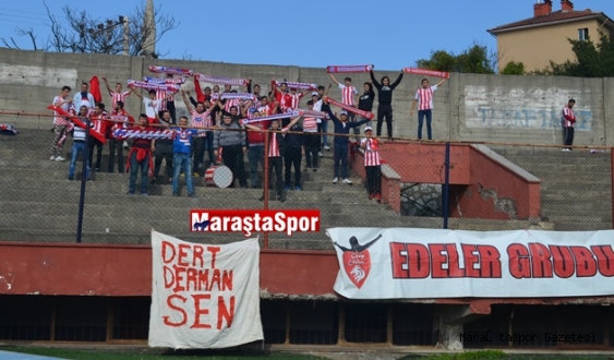 Edeler Taraftar grubu deplasmanda destek oldu