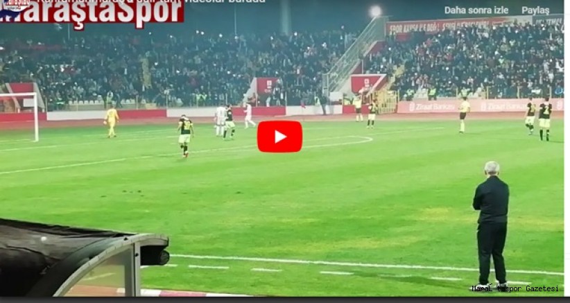 Kahramanmaraşspor taraftarı yine muhteşemdi