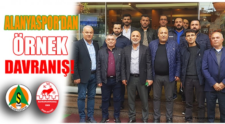 Alanyaspor ve Kahramanmaraşspor’lu yöneticiler bir araya geldi