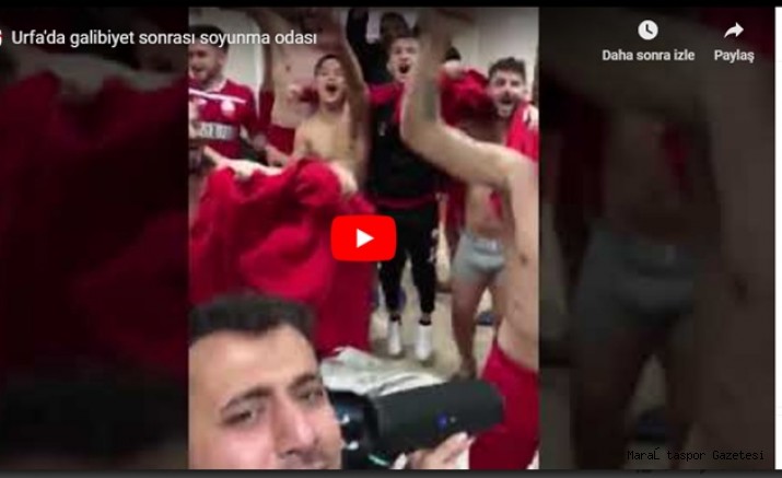 Futbolcular Çalan müziklere atıfta bulunarak sevinç yaşadılar