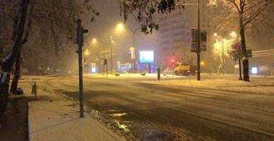 BÜYÜKŞEHİR’İN KAR MESAİSİ SABAHA KADAR SÜRDÜ
