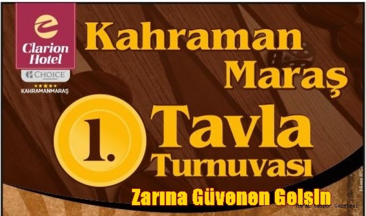 Clarion Hotel 1.Tavla Turnuvası Kayıtları Sürüyor