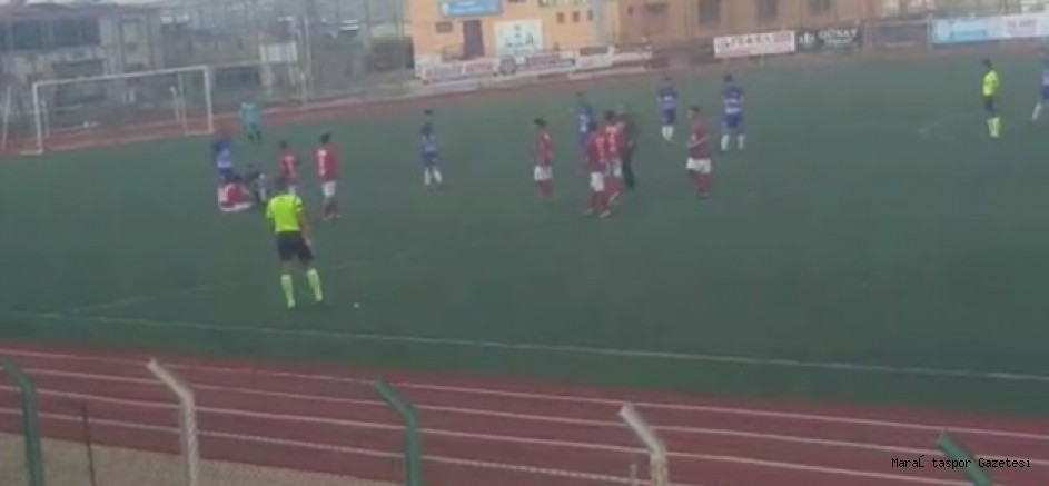 Pazarcık Kartalkayaspor Çağlayanceritspor maçı tatil edildi
