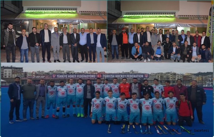 Hokey Takımının sevincine ortak oldu, sonrada Pazarcık’ı ziyaret etti