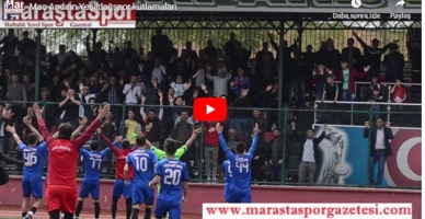 Maç sonu Andırın Yeşildağspor galibiyeti taraftarıyla kutladı.