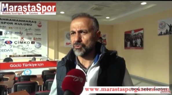 Kahramanmaraşspor teknik direktörü Hayati Soydaş’ın açıklamaları