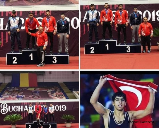 Bükreş’te Büyükşehir’ in Mili Güreşçileri 3 Madalya Kazandı