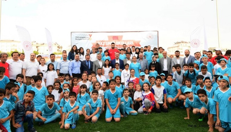 YAZ SPOR OKULLARI AÇILDI
