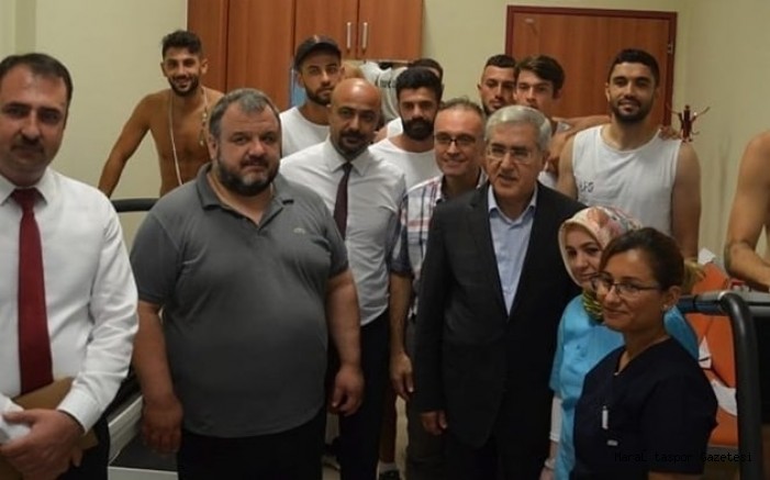 KAHRAMANMARAŞSPOR SAĞLIK KONTROLÜNDEN GEÇTİ!