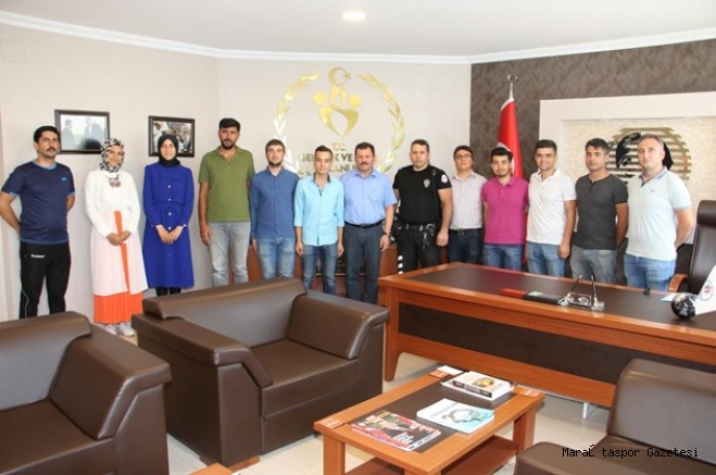 SPOR MÜLAKATLARINDA BAŞARILI OLAN ÖĞRENCİLER KABAKCI’YI ZİYARET ETTİLER