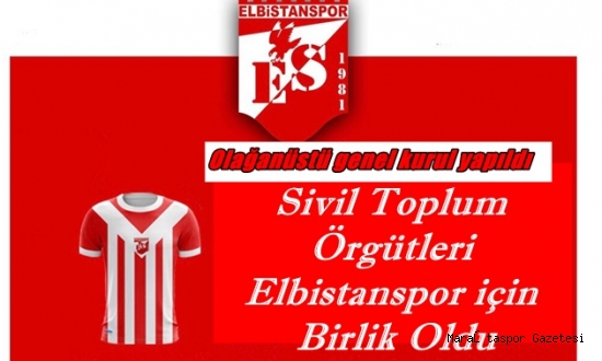 Elbistanspor’da Olağanüstü genel kurul yapıldı