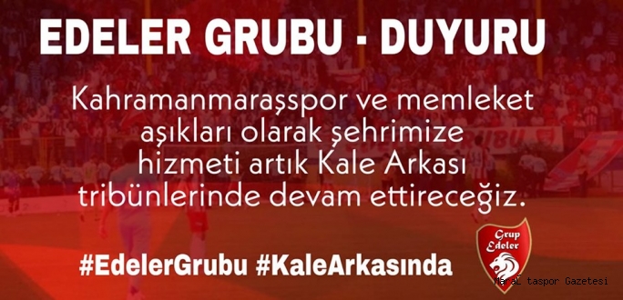 Edeler Grubundan duyuru