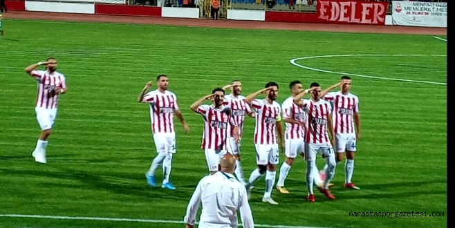Gol sonrası ”Asker Selamı” verdiler