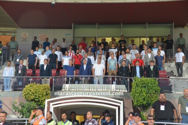 Güngör Kahramanmaraşspor’u ilk maçta yanlız bırakmadı