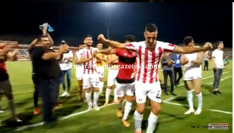 Maraş çiftetellisi ile Ankara Demirspor galibiyetini kutladılar