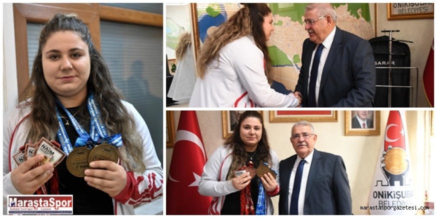 Avrupa Şampiyonu’ndan Başkan Mahçiçek’e Ziyaret