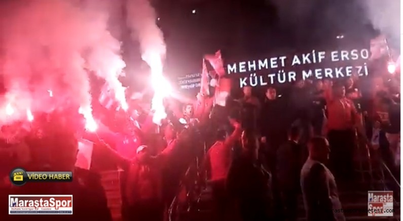 Mahir Ünal Edeler Grubu tarafından coşkuyla karşılandı! meşale yakıldı