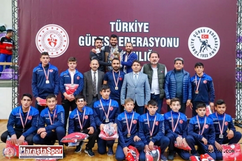 Serbest-Grekoromen birinci ligde finallerinde şampiyon Göksun