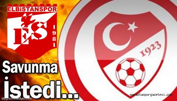 Elbistanspor’un savunmasını istedi