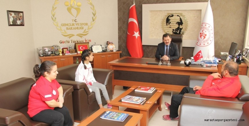 Uluslararası yüzme şampiyonası öncesi Kabakcı’ya Ziyaret