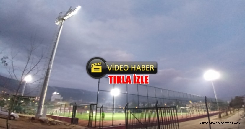 Batıpark Futbol sahası aydınlandı