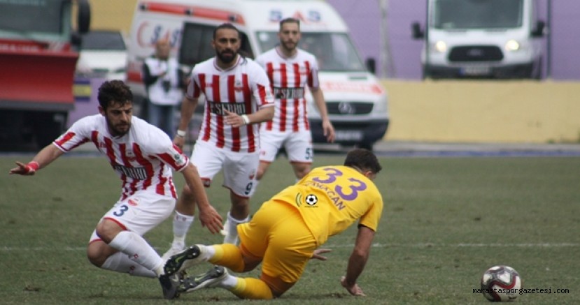 Kahramanmaraşspor, 9 günde oynadığı 3 maçta 4 puan aldı