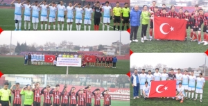 Şehit olan askerlerimizin anısına saygı duruşunda bulunuldu