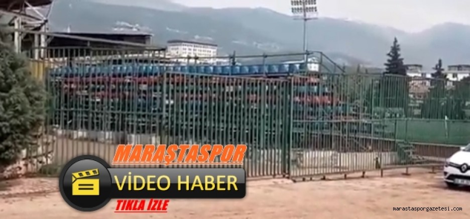 Batıpark futbol sahasında tribünlere seyirci alınmadı